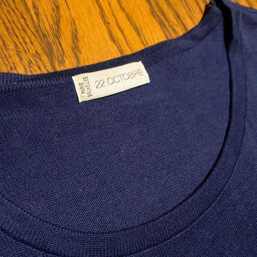 October 22 Navy Short Sleeve Knit Dress - image 3