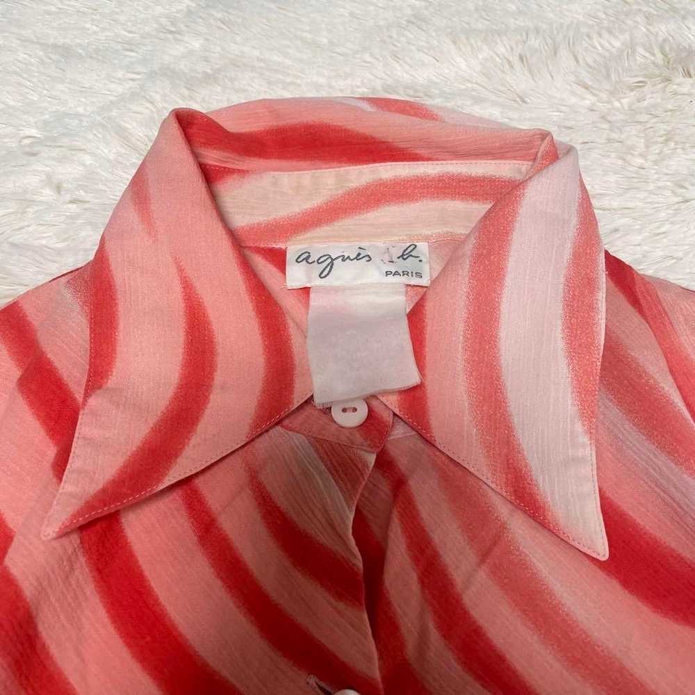 90s agnes b. Agnes B. All-over pattern shirt Vint… - image 3