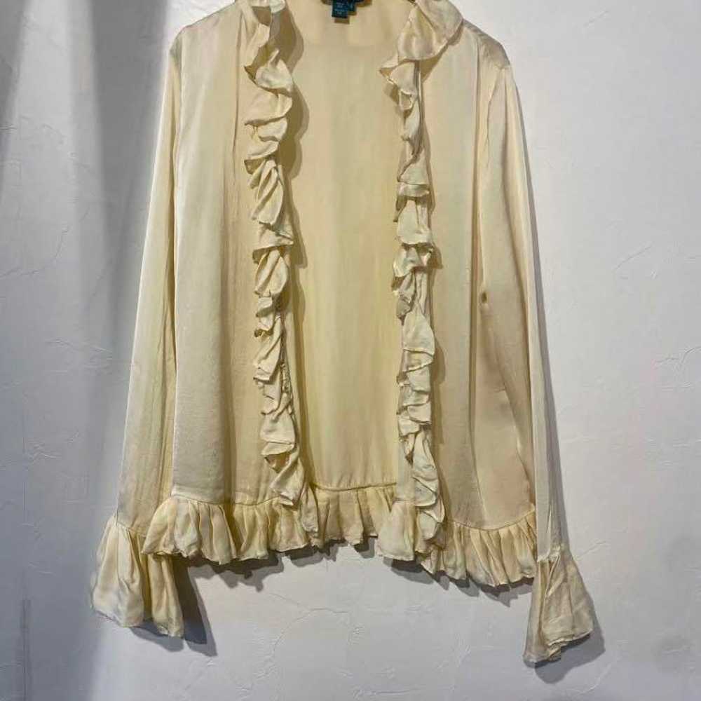 Ralph Lauren silk blouse shirt - image 2