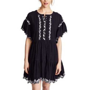 Free People Santiago Floral Embroidered Dress