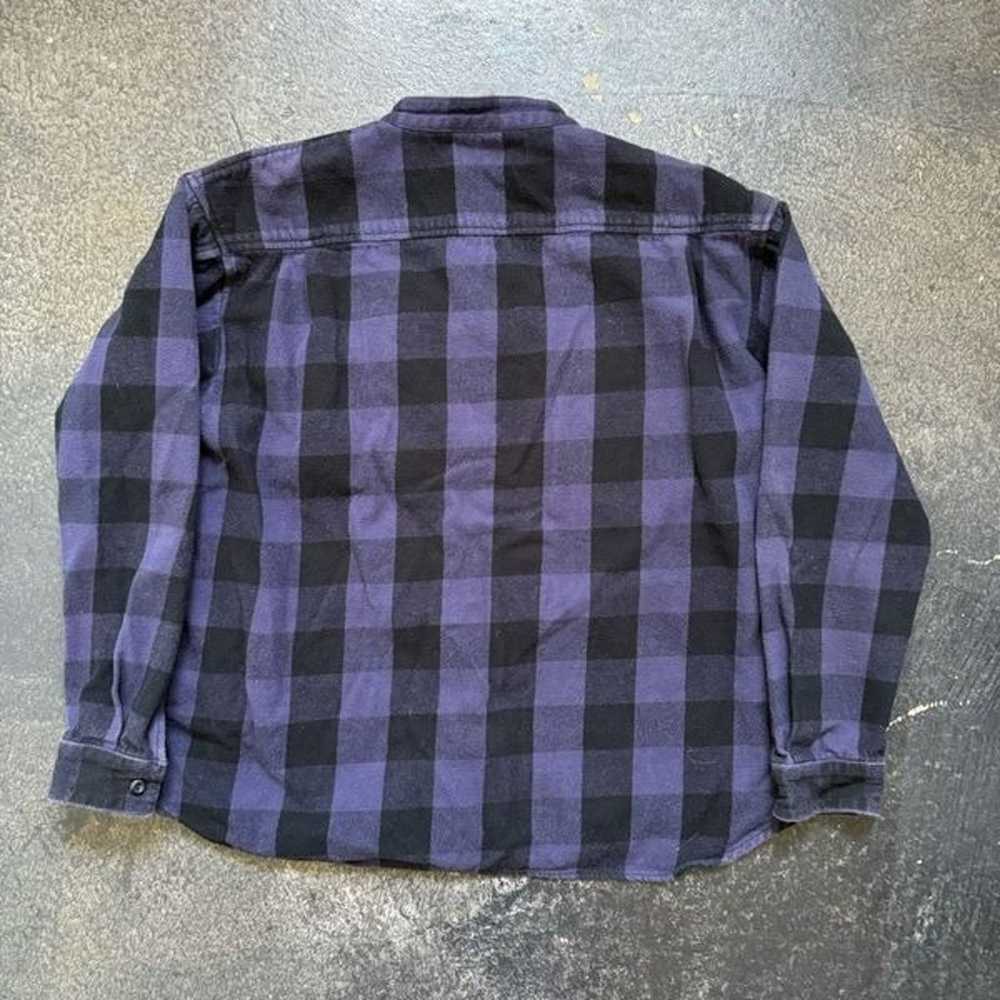 Azul By Moussy Size Medium Purple Button Up Heavy… - image 6