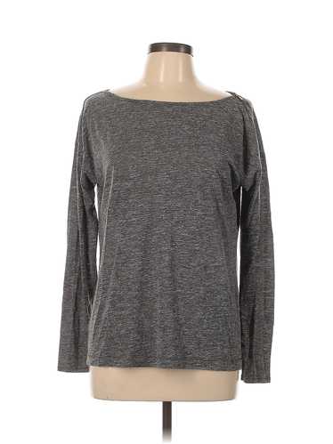 Ann Taylor LOFT Outlet Women Gray Long Sleeve T-Sh