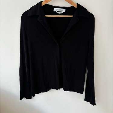 MaxMara Black Long-Sleeve Shirt