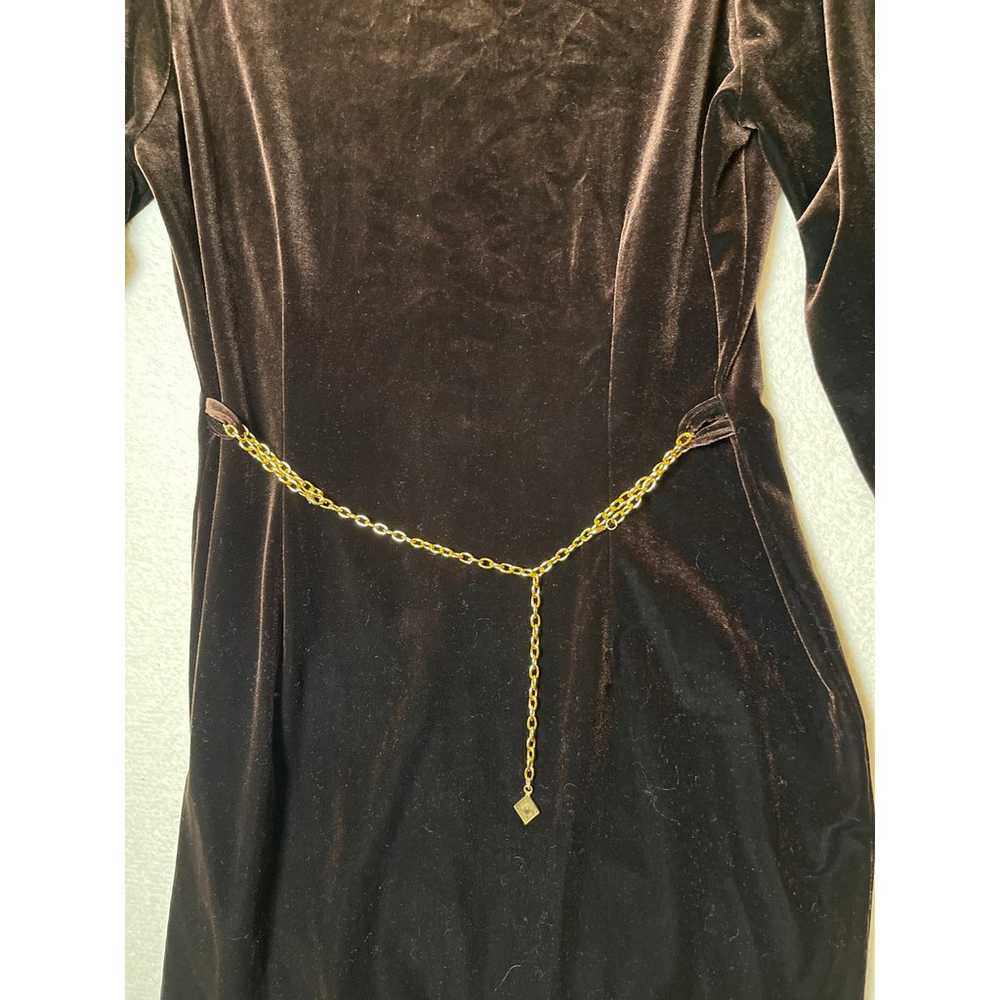 VTG Panache Women's Velvet Belted Whimsygoth Y2K … - image 3