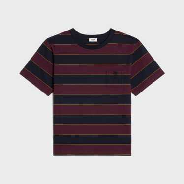 【日本入手困難】TRIOMPHE REGULAR T-SHIRT IN STRIPED JERSEY triomphe t-shirt in striped jersey - NAVY / RED / OFF WHITE