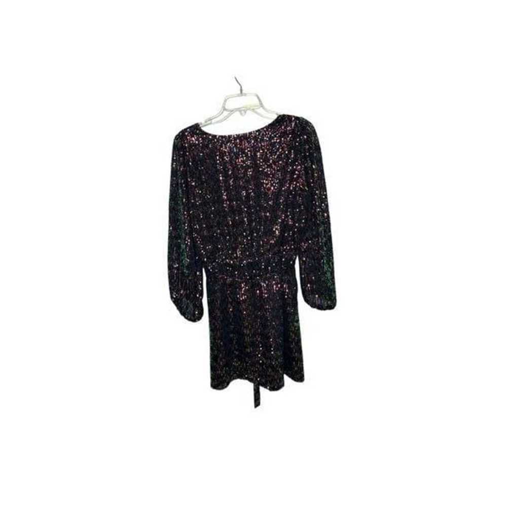 Loft Sequins Knee Length Dress. Size Large. - image 2