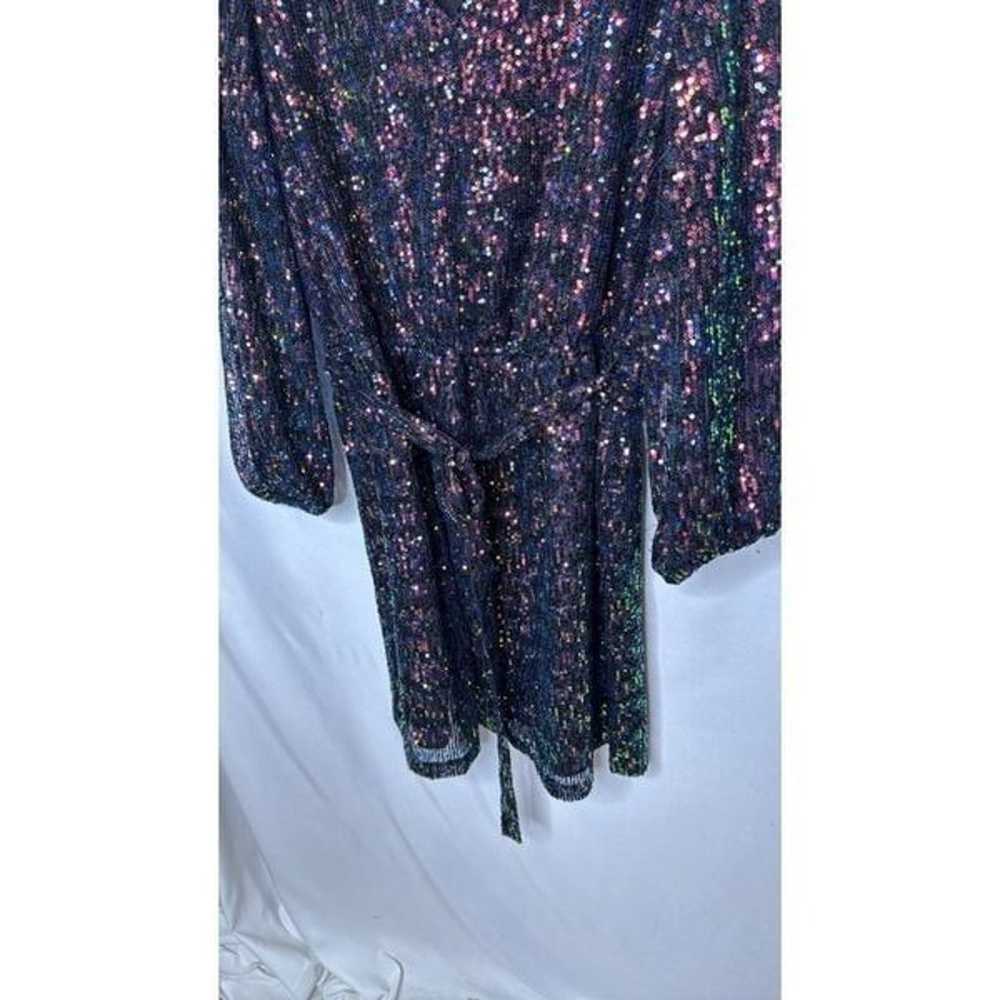 Loft Sequins Knee Length Dress. Size Large. - image 4