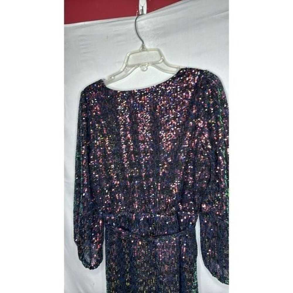 Loft Sequins Knee Length Dress. Size Large. - image 6