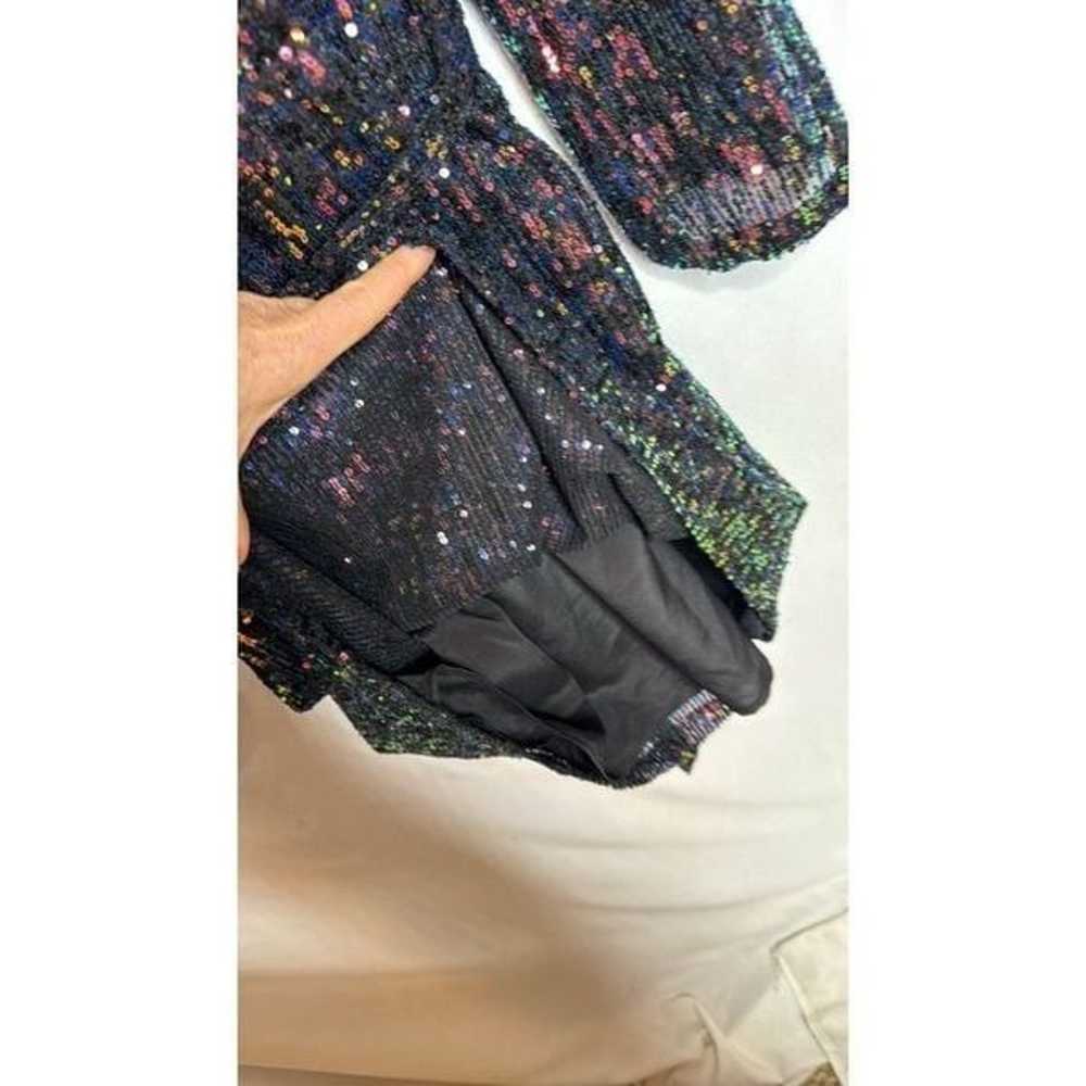 Loft Sequins Knee Length Dress. Size Large. - image 8