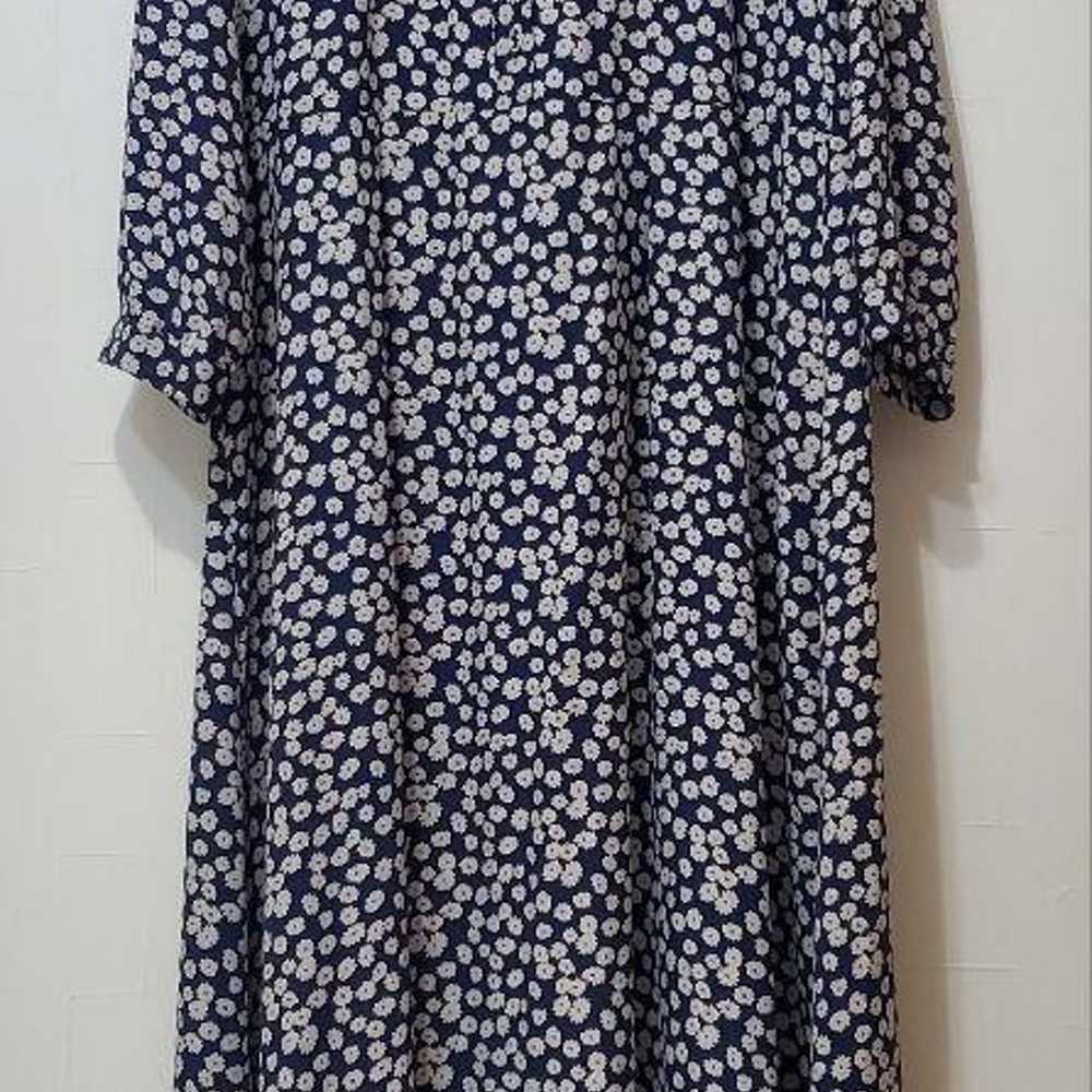 Studio Clip Floral Long Dress Navy - image 3