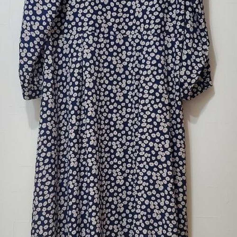 Studio Clip Floral Long Dress Navy - image 5