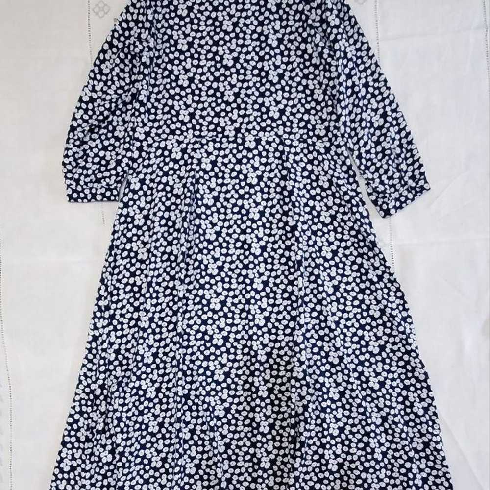 Studio Clip Floral Long Dress Navy - image 7