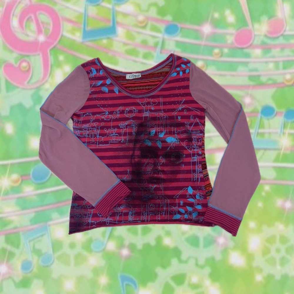 Psychedelic Long Sleeve T-shirt - image 1