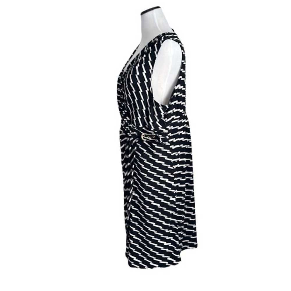 Lane Bryant Women’s Sheath Dress Black White Stre… - image 3