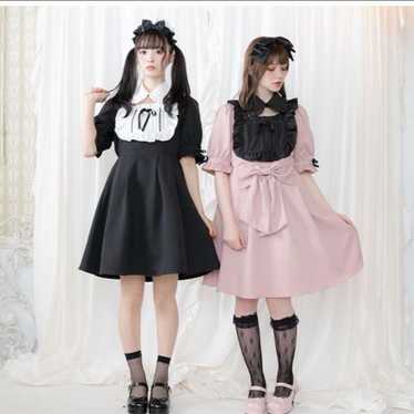 Frill Ribbon Maid Dress 3L - image 1