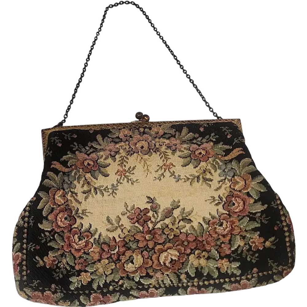 Vintage Tapestry Bag (A6411) - image 1