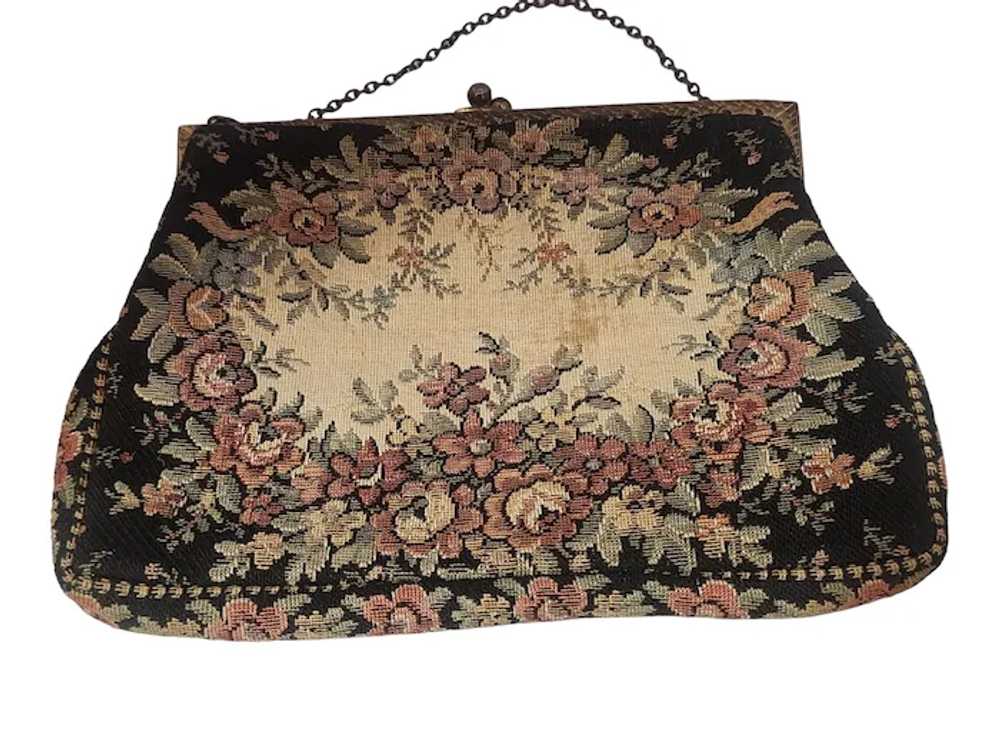 Vintage Tapestry Bag (A6411) - image 2