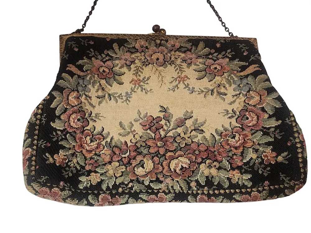 Vintage Tapestry Bag (A6411) - image 3