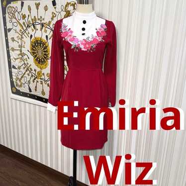 EmiriaWiz Floral Embroidery Bicolor Dress RE Emili