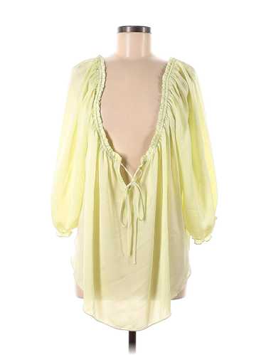 Bailey 44 Women Green 3/4 Sleeve Blouse L