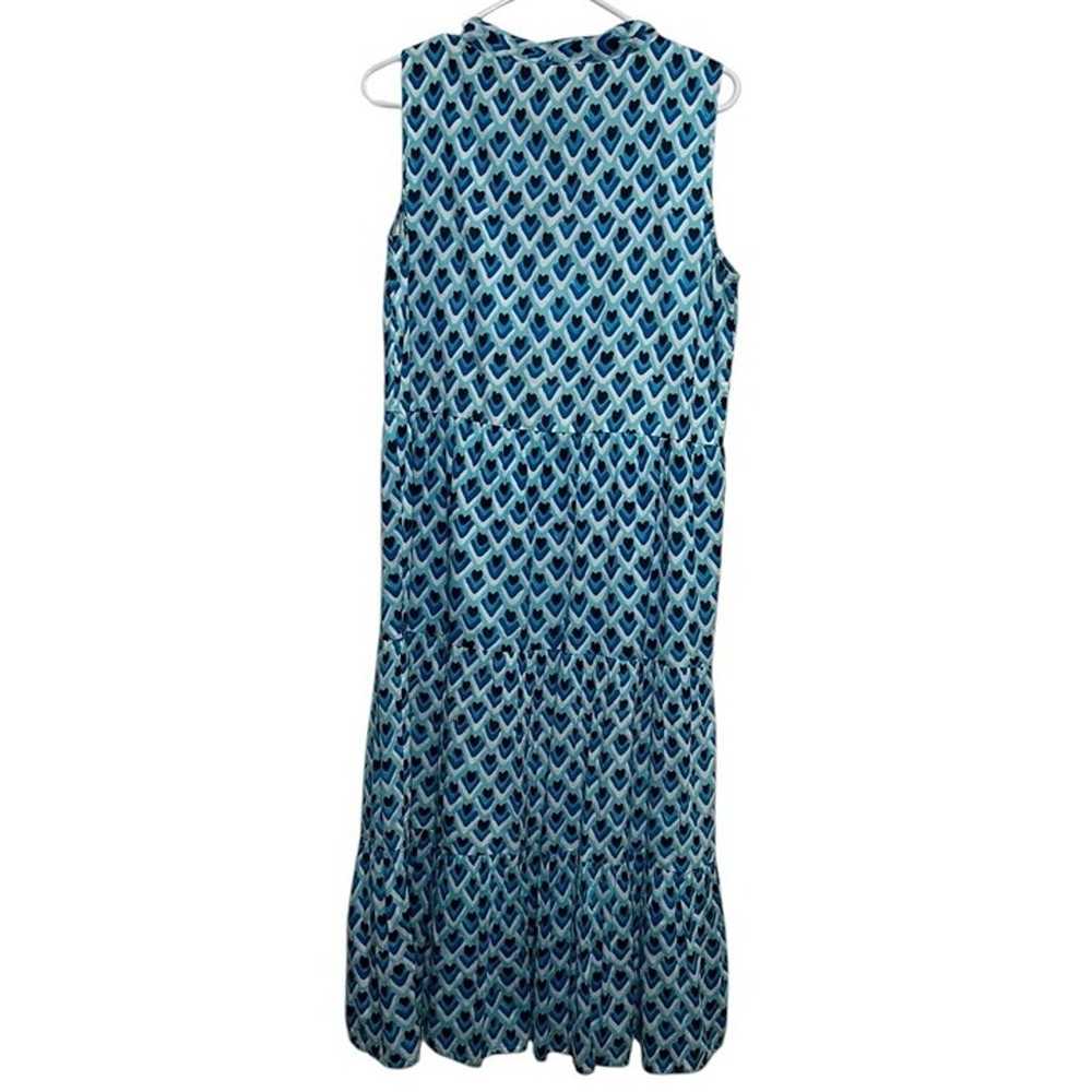 SAIL TO SABLE Teardrop Print Midi Dress Size S Bl… - image 4