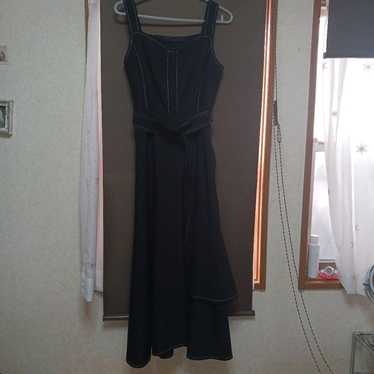 Black sleeveless long dress - image 1