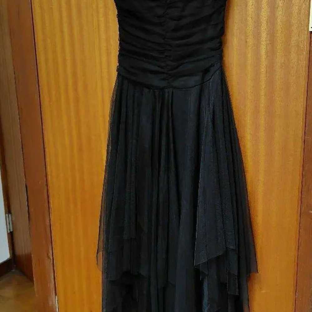 Black tulle long dress - image 2