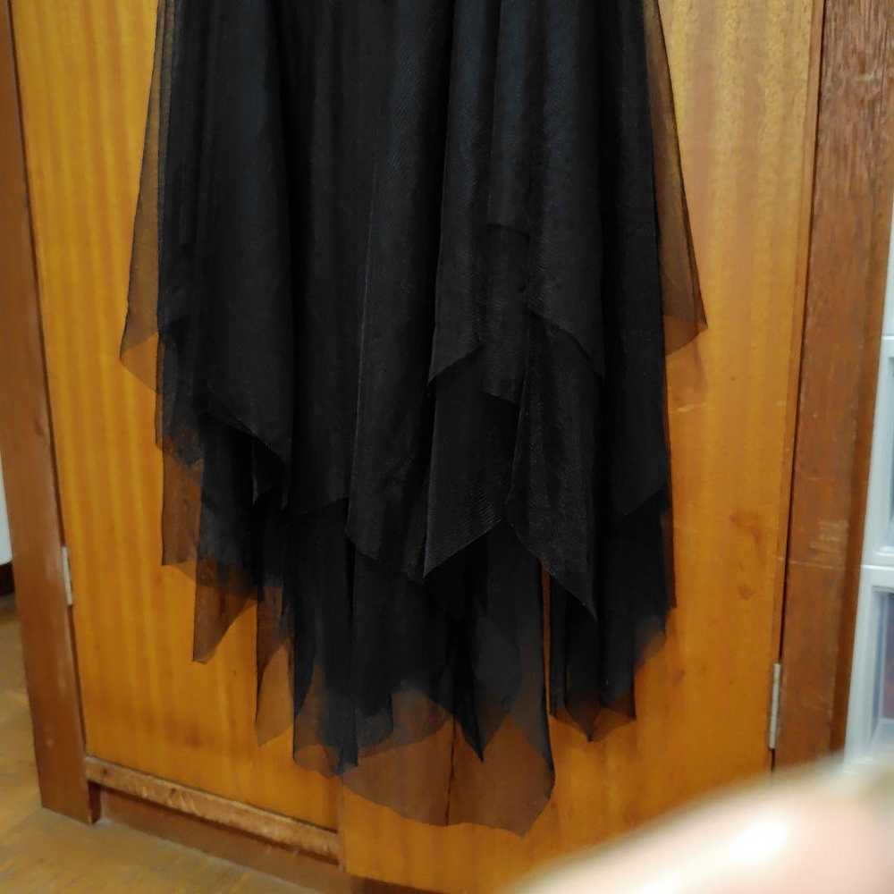 Black tulle long dress - image 6