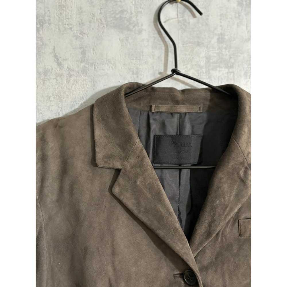 Prada Leather blazer - image 2