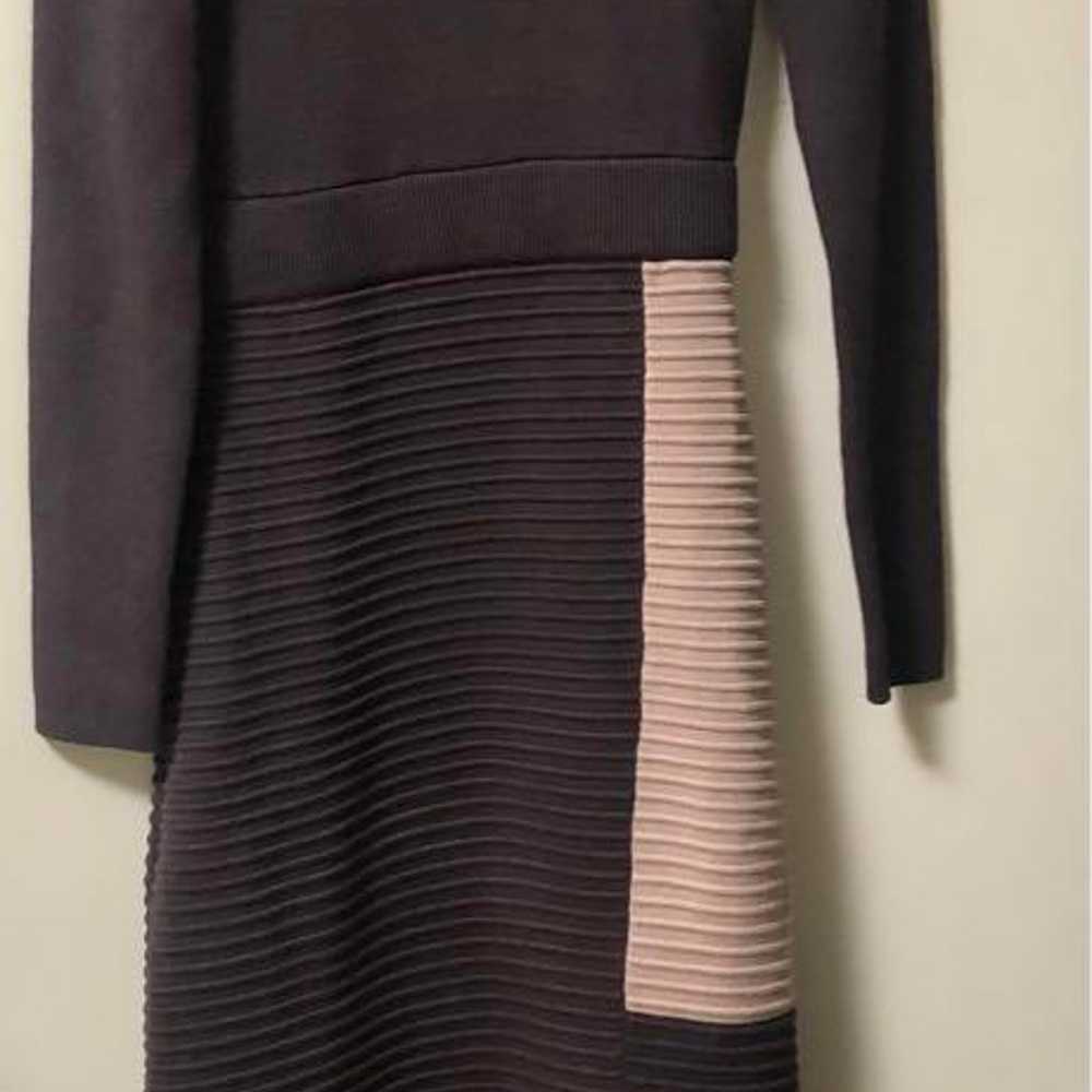 Rienda Knit Dress Bi-color Textured Variation Bro… - image 5