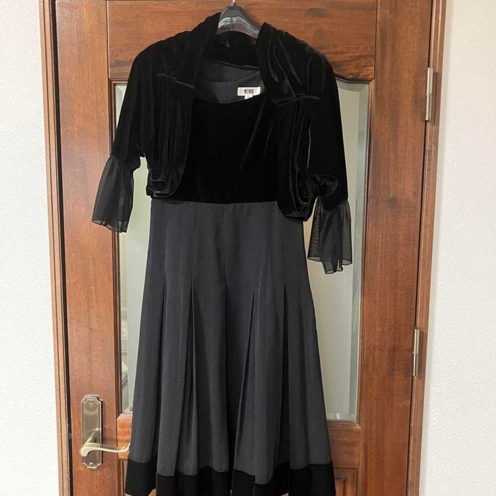 MITWAY Black Bolero Party Dress 9AR - image 1