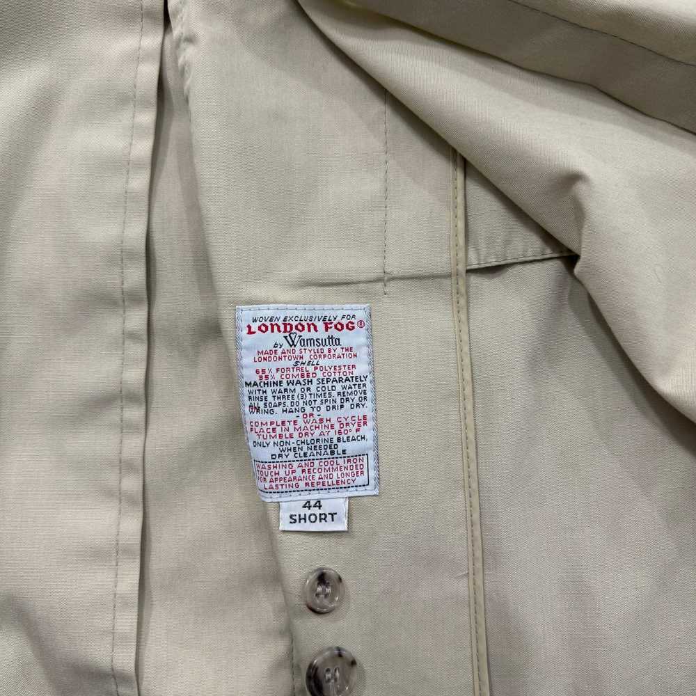 Vintage VINTAGE 90s London Fog Khaki Trench Coat … - image 5