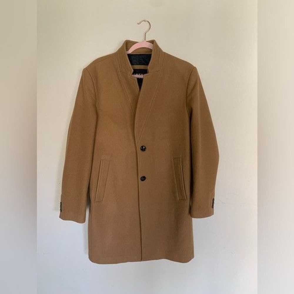 Zara Zara | Men’s Italian Wool Blend Coat Camel |… - image 2