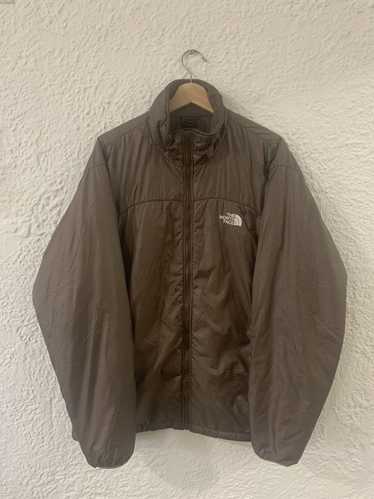 The North Face Brown Patterned Light Puffer Jacket