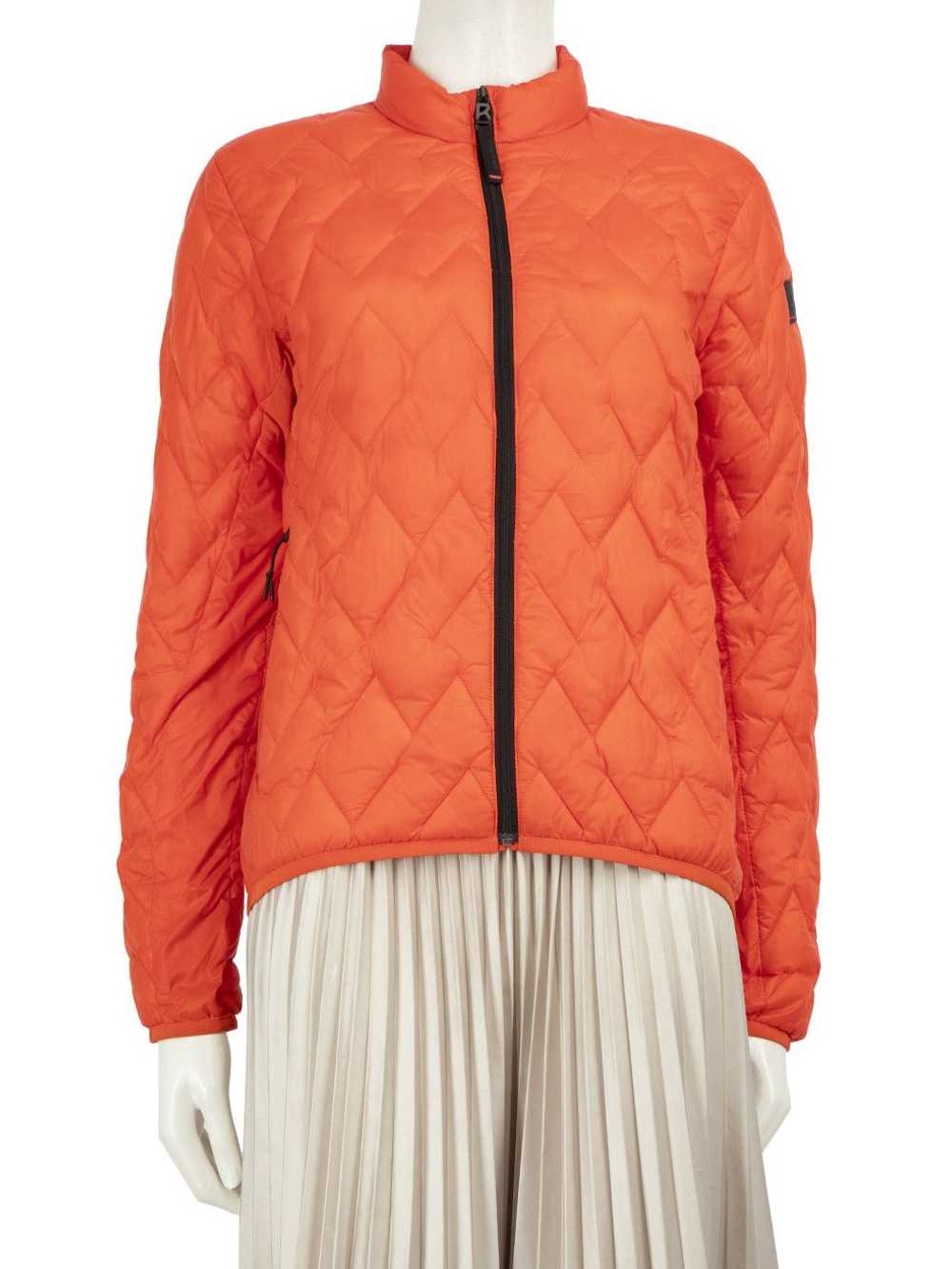 Bogner Orange Insulated Quilted Jacket - image 1