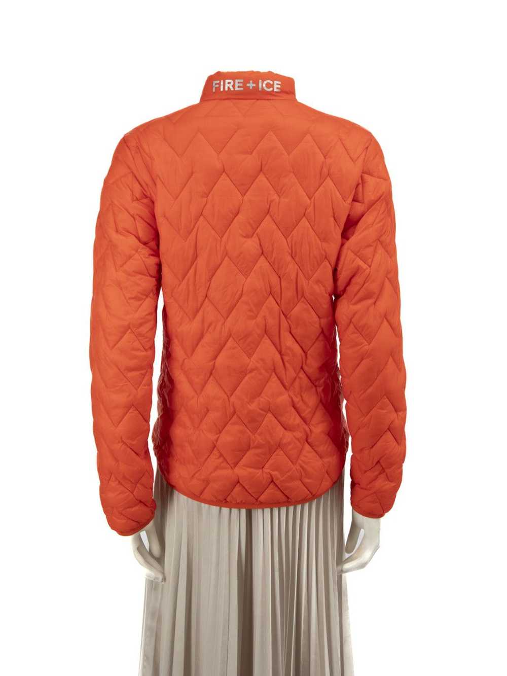 Bogner Orange Insulated Quilted Jacket - image 3