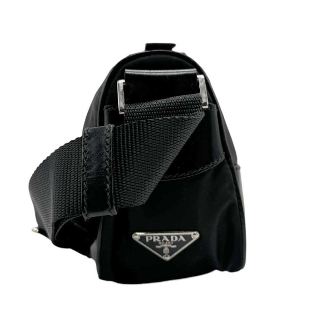 Prada PRADA Shoulder Bag Nylon Leather Black Men … - image 2