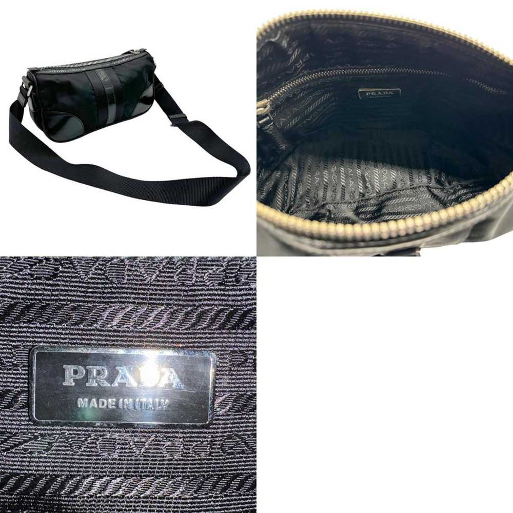 Prada PRADA Shoulder Bag Nylon Leather Black Men … - image 5