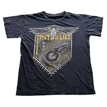 Affliction サーマル xzavier スカル 十字架 mma Xzavier Skull Cross Wing Grunge Cyber Y2K Style T-shirt - Etsy