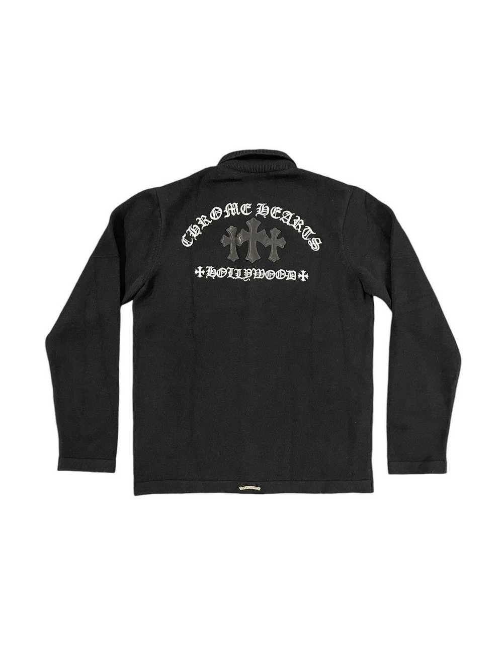 Chrome Hearts Black Cashmere & Cross Patch Embroi… - image 1