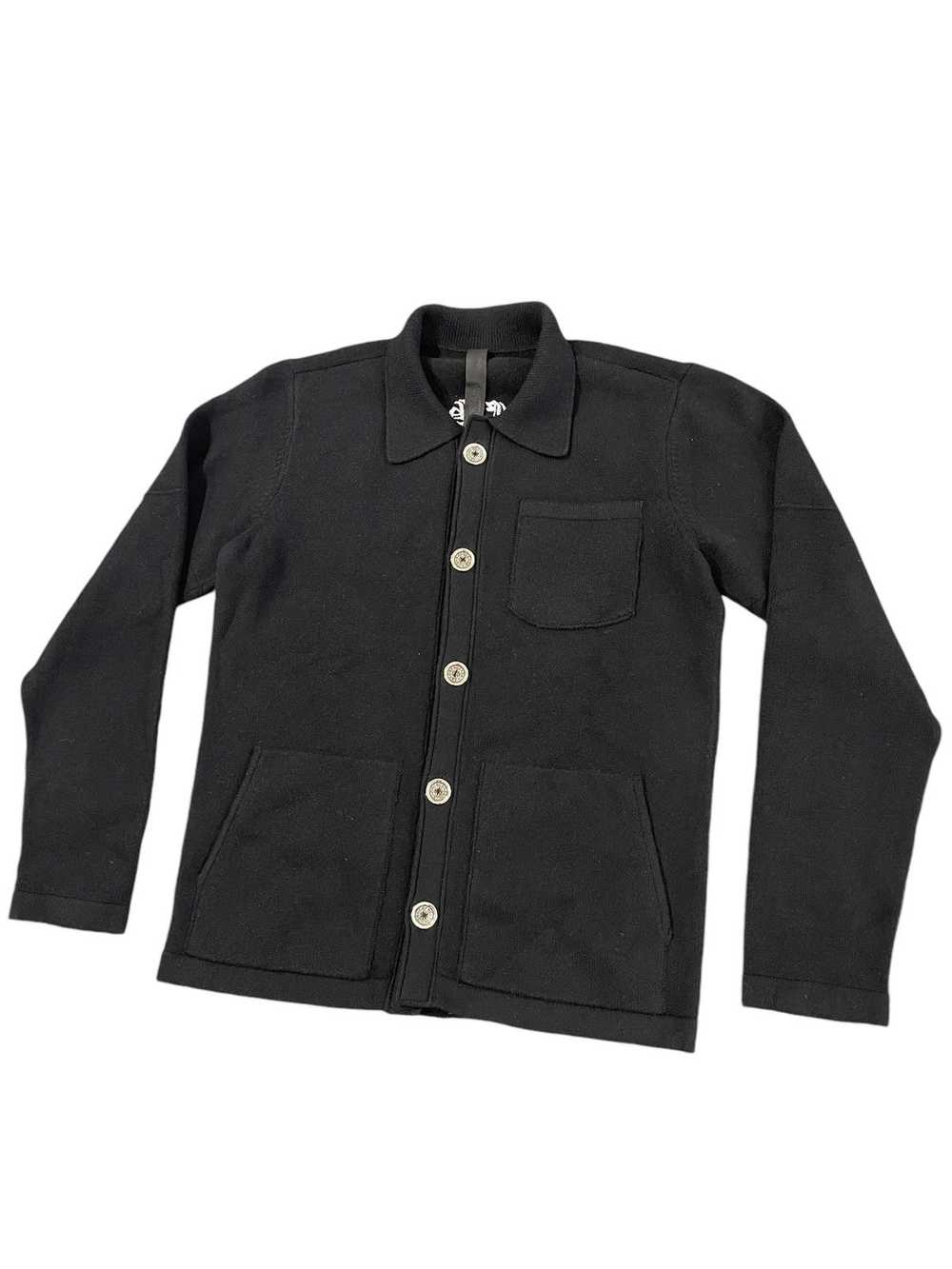 Chrome Hearts Black Cashmere & Cross Patch Embroi… - image 3