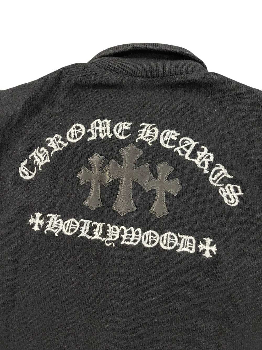 Chrome Hearts Black Cashmere & Cross Patch Embroi… - image 7