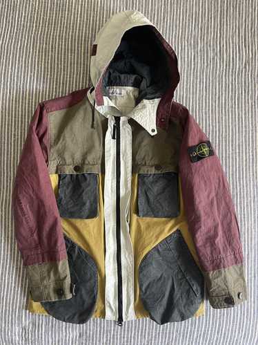 Stone Island Tela Placcata Bicolore