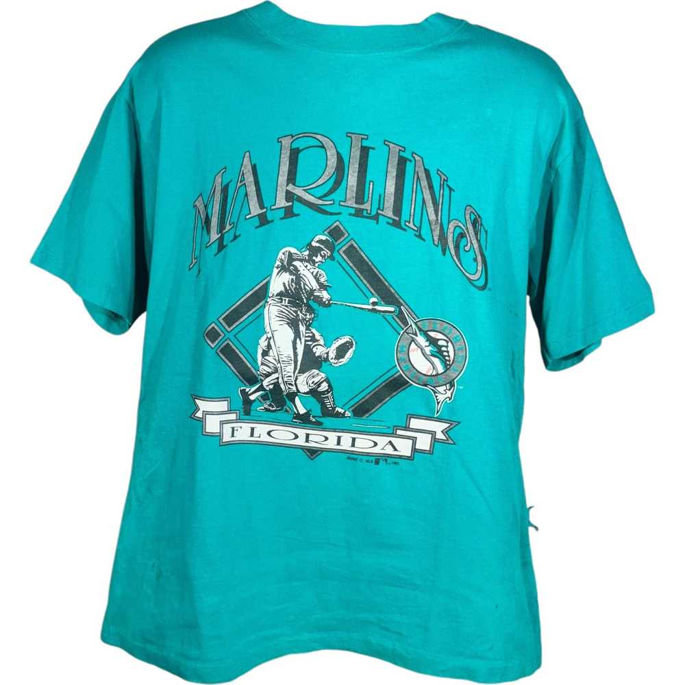 Vintage Vintage Florida Marlins MLB Tee 90's - image 1