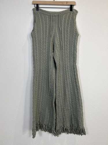 Christian Dada BNWT! Fringe Wide Leg Sweatpants