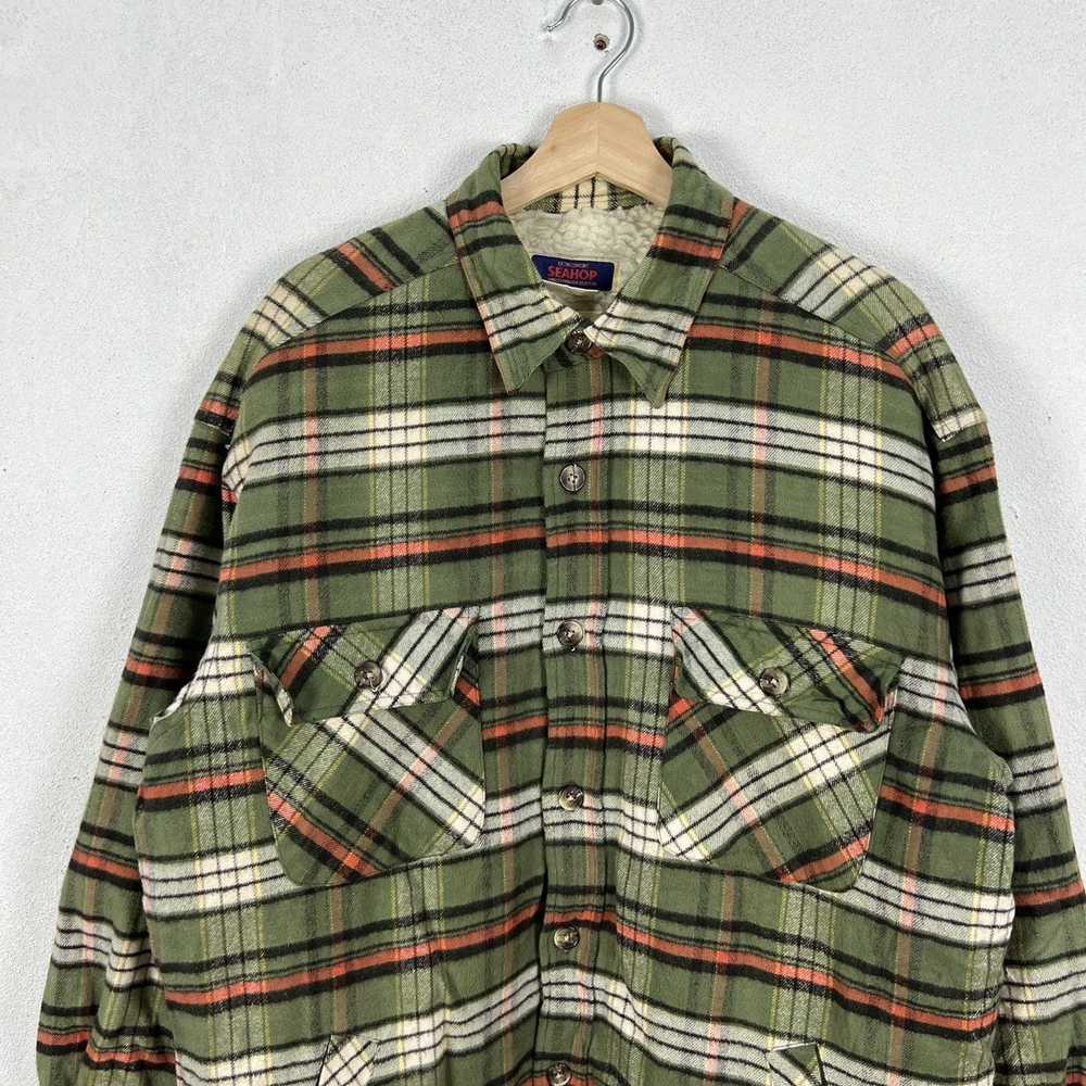 Flannel × Japanese Brand × Workers VINTAGE SEAHOP… - image 3