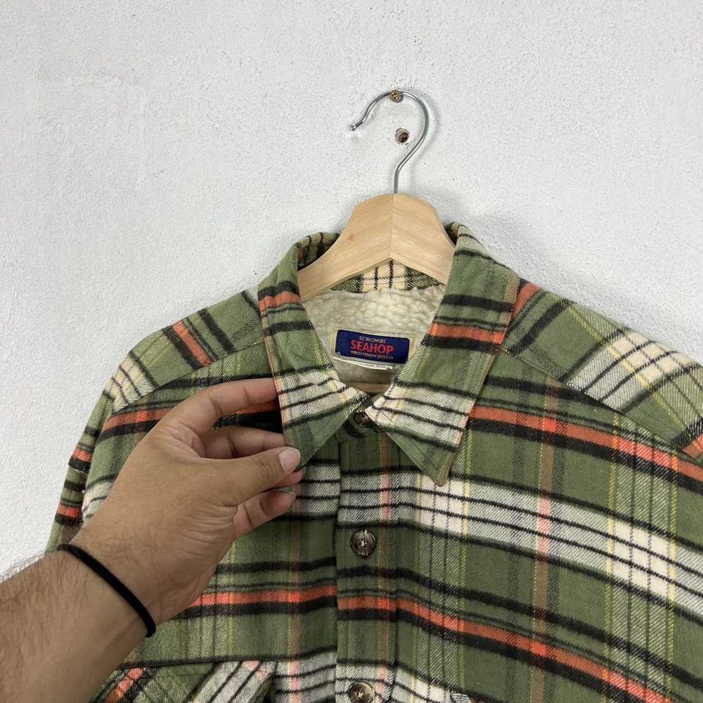 Flannel × Japanese Brand × Workers VINTAGE SEAHOP… - image 8