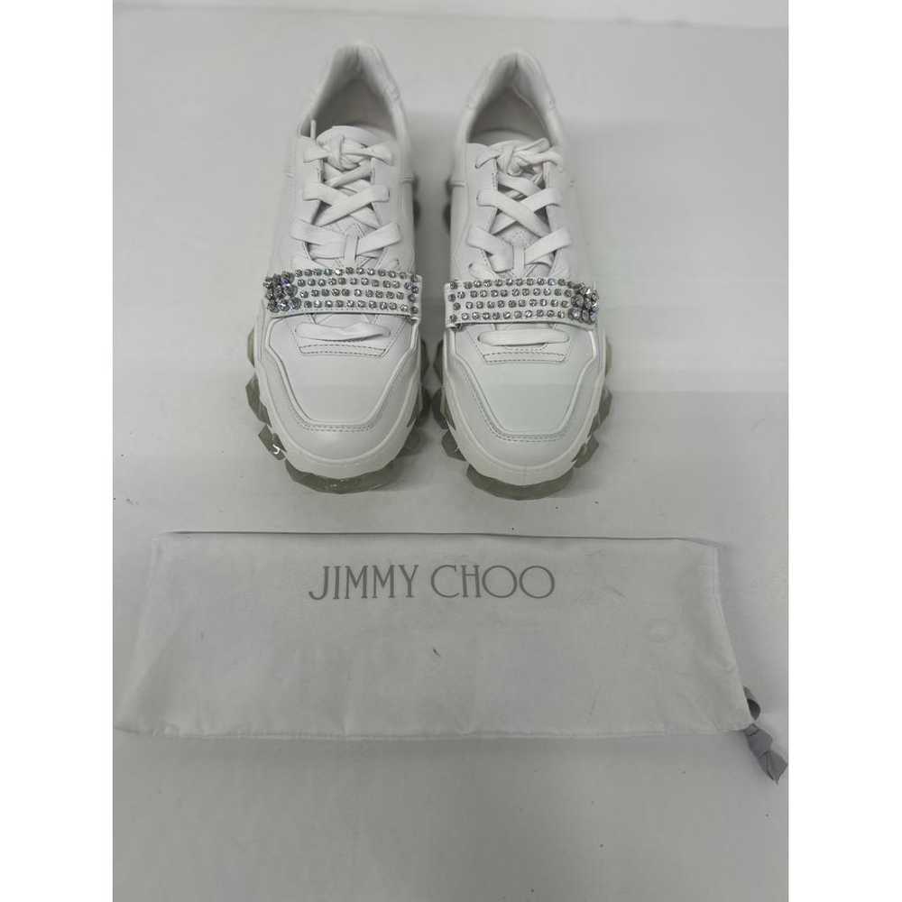 Jimmy Choo Leather low trainers - image 10