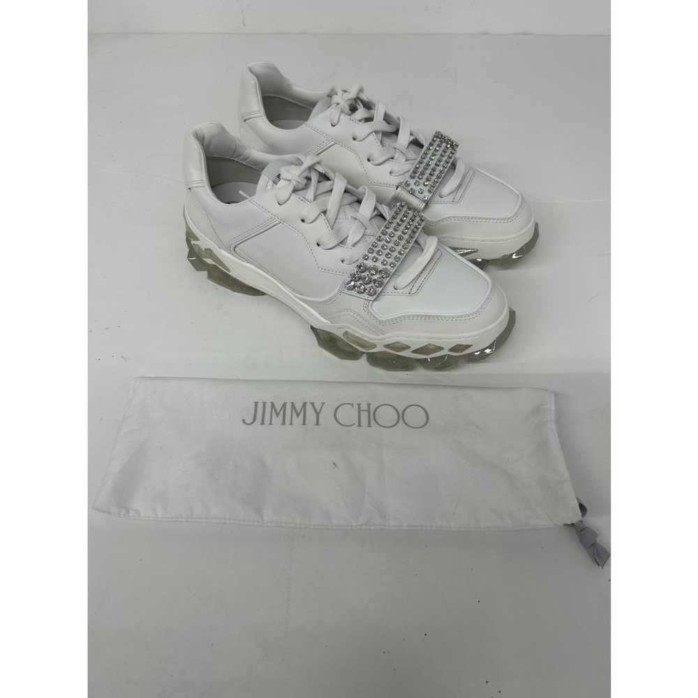 Jimmy Choo Leather low trainers - image 2