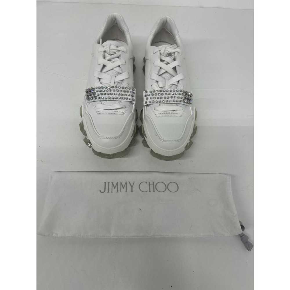 Jimmy Choo Leather low trainers - image 3